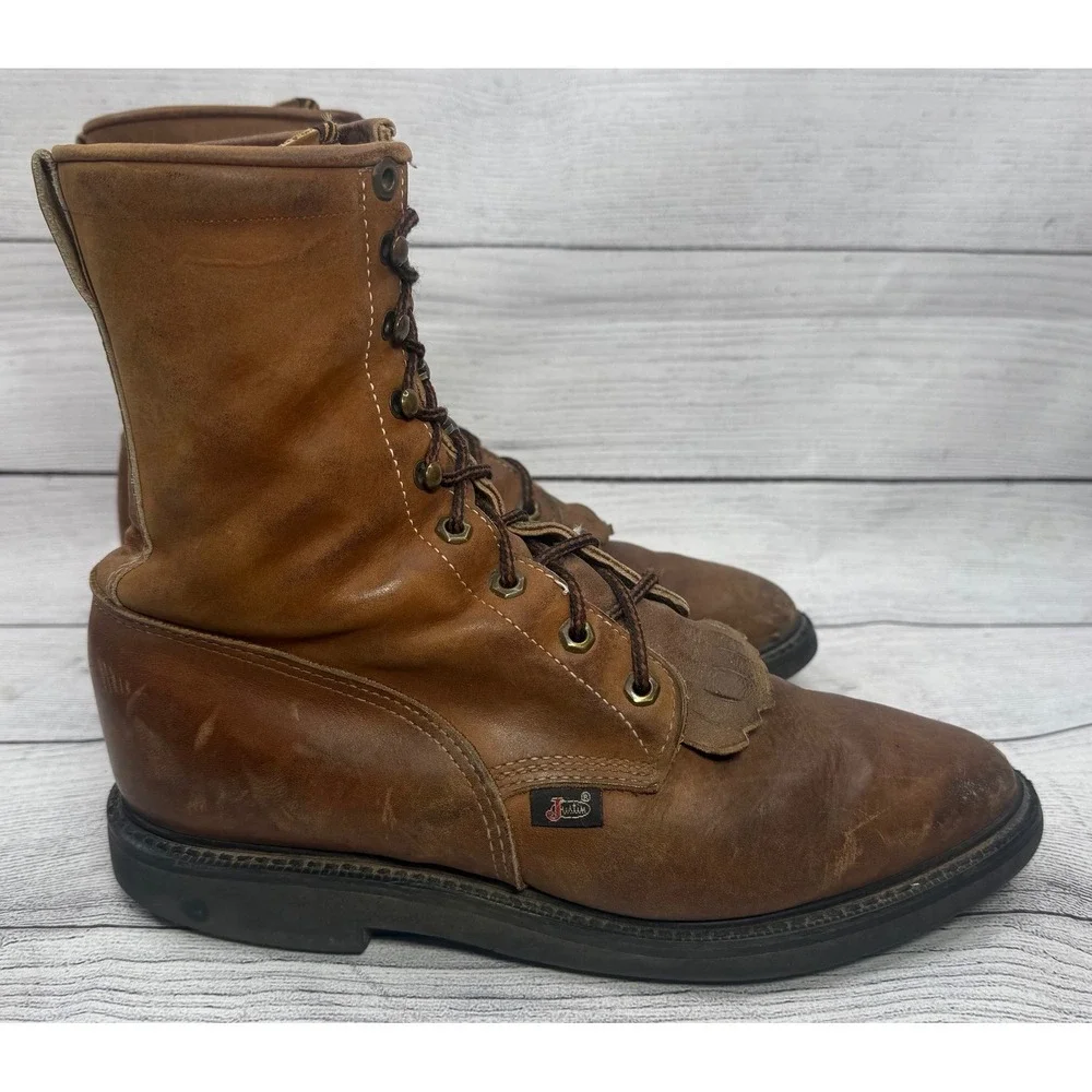 Justin Boots light scuffs